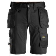 Snickers 6141 AllroundWork Stretch Shorts Holster Pockets, Black