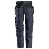 Snickers 6224 AllroundWork, Canvas+ Stretch Work Trousers+ Holster Pockets, Navy