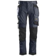 Snickers 6241 AllroundWork, Stretch Trousers Holster Pockets, Navy Black