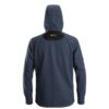 Snickers 8041 FlexiWork Fleece Full-Zip Hoodie, Navy Black - Image 2