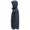 Snickers 8041 FlexiWork Fleece Full-Zip Hoodie, Navy Black - Image 3