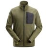 Snickers 8042 FlexiWork Fleece Jacket, Khaki Green