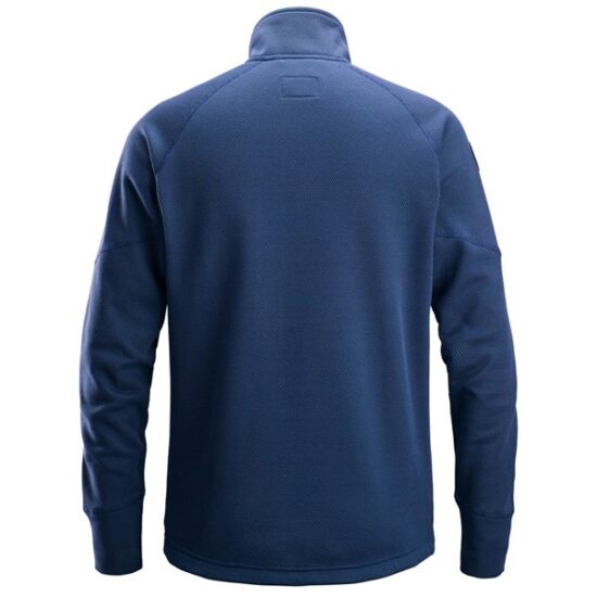 Snickers 8042 FlexiWork Fleece Jacket, Deep Blue Black - Image 2