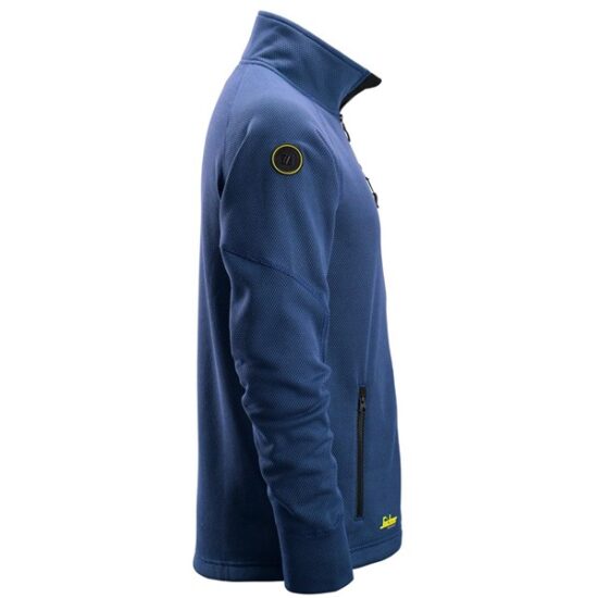 Snickers 8042 FlexiWork Fleece Jacket, Deep Blue Black - Image 4