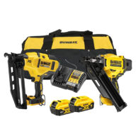 DeWalt DCK246P2 Brushless Framing & Second Fix XR Nailer Kit 18V 2 x 5.0Ah Li-ion