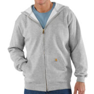 Carhartt TS0122 LooseFit MediumWeight Full-Zip Sweatshirt, Heather Grey