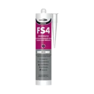 Bond-It FS4 Fireshield AC Acrylic Intumescent Acoustic Sealant and Adhesive, White