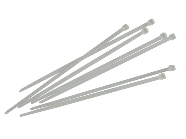 Cable Ties White, Pack Of 100