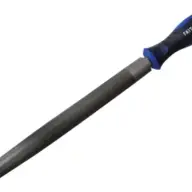 Faithfull FAIFIHRSC10 Handled Half-Round Second Cut Engineers File 250mm (10in)