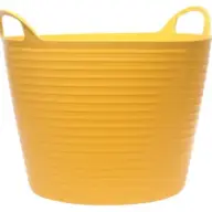 Faithfull FAIFLEX28Y Flex Tub 28 litre - Yellow