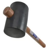 Faithfull FAIRMB312 Rubber Mallet - Black 1.1kg (40oz)