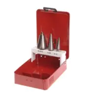 Faithfull FAITDSET3 HSS Taper Drill Bit Set of 3