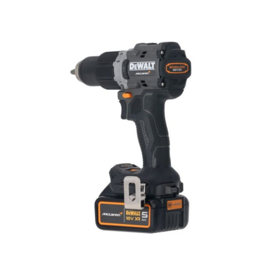 DeWalt DCD85MP2T McLaren F1 XR Brushless Combi 18V, Inc 2 x 5.0Ah Li-ion Batteries - Image 5