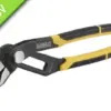 A pair of DeWalt adjustable pliers with black and yellow handles is shown on a white background. A green label in the top left corner reads NEW.