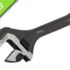 A close-up of a wrench.