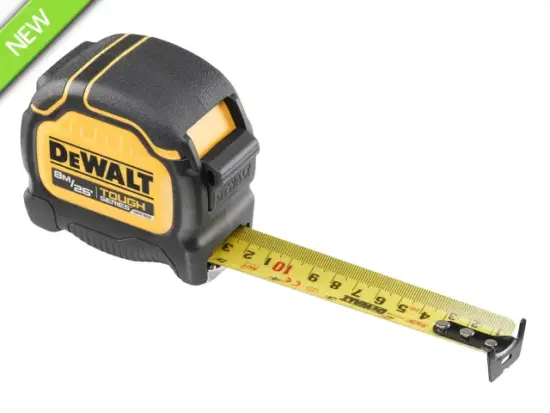 DeWalt DHT536926 TOUGHSERIES™ Tape Measure 8m/26ft (Width 32mm) - Image 2