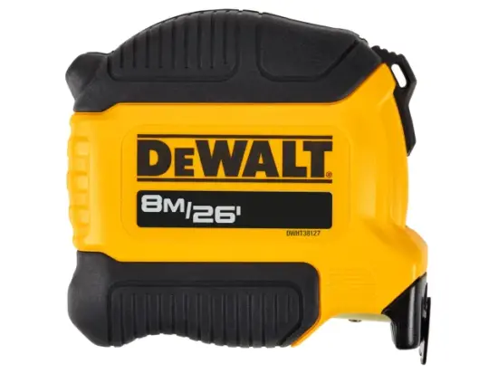 DeWalt DHT538127 Compact Series Tape Measure 8m/26ft (Width 28mm)