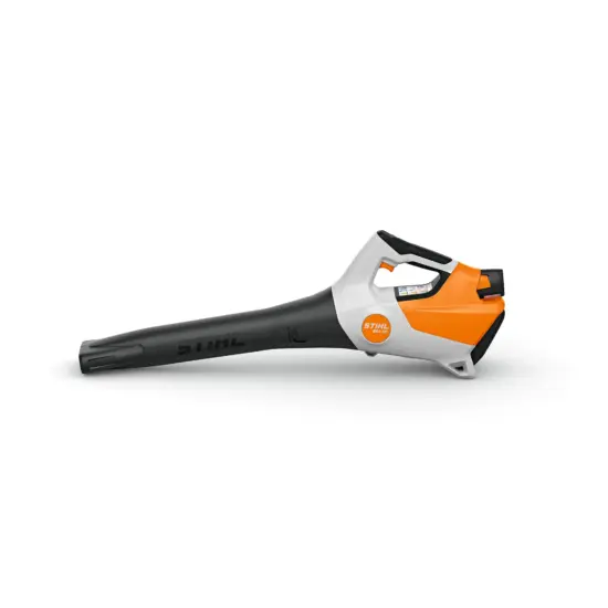 a black and orange blower