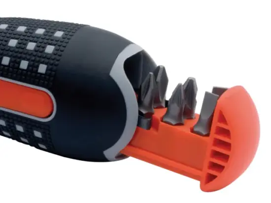 BAH808050 808050 Ratchet Screwdriver & 6 Bits