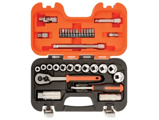 BAHS330 S330 3/8in Drive Socket Set, 34 Piece