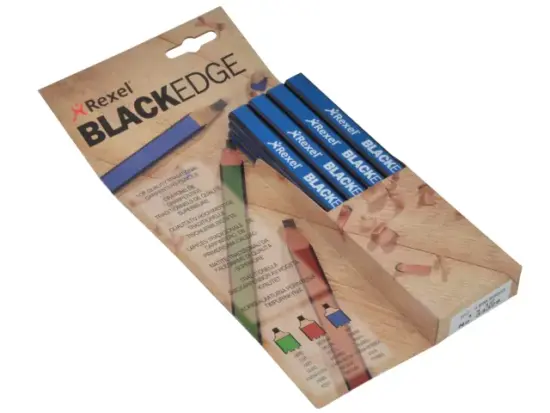 BLAB Carpenter's Pencils - Blue / Soft (Card 12)