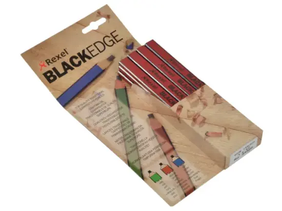 BLAR Carpenter's Pencils - Red / Medium (Card 12)