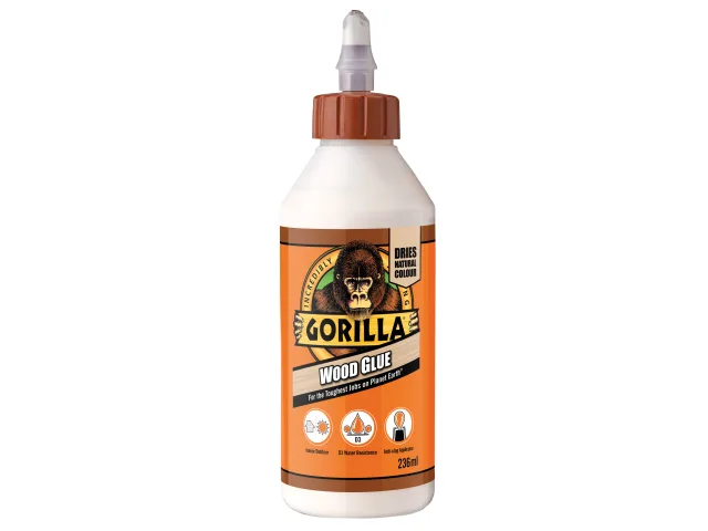 GRGGWG236 Gorilla PVA Wood Glue 236ml