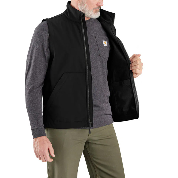 Carhartt TK6439 Galesburg Soft Shell Vest, Black