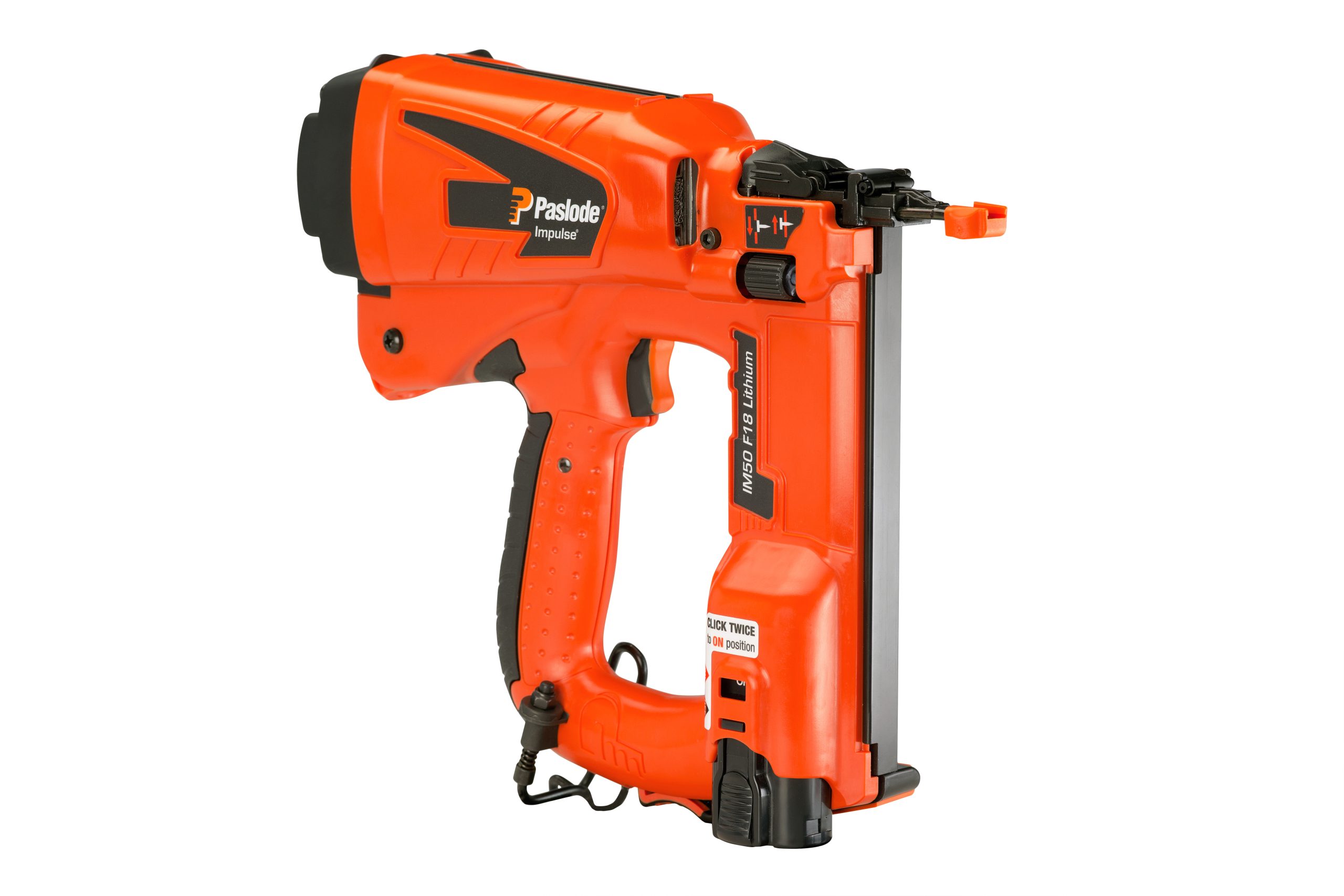 The IM50 Gas Brad Nailer 18gaugeFix is a cordless straight finishing nailer with lithium battery for construction and woodworking.
