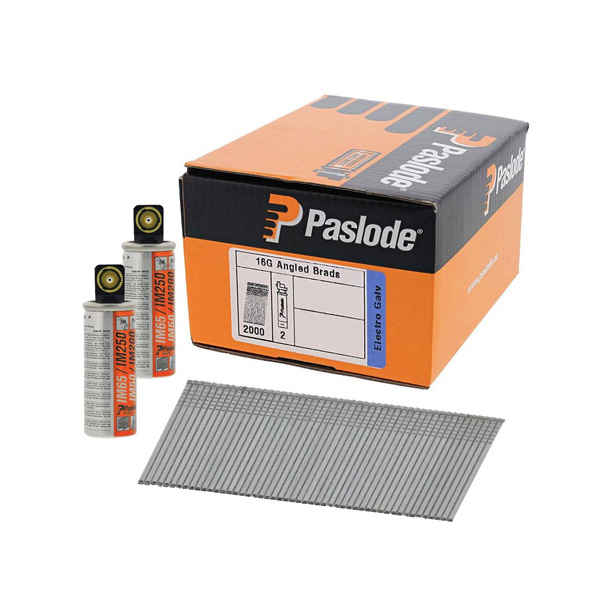 A single Series i Fuel Cell for IM360 and PPN nail guns. Orange and blue Paslode packaging, ideal as a replacement cartridge.