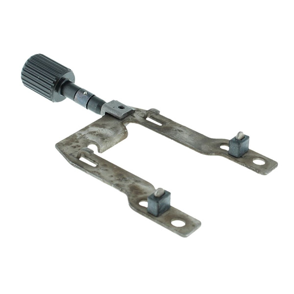 The Yoke + knob SA for IM65 Li is a metal tool with a black handle and a durable yoke.