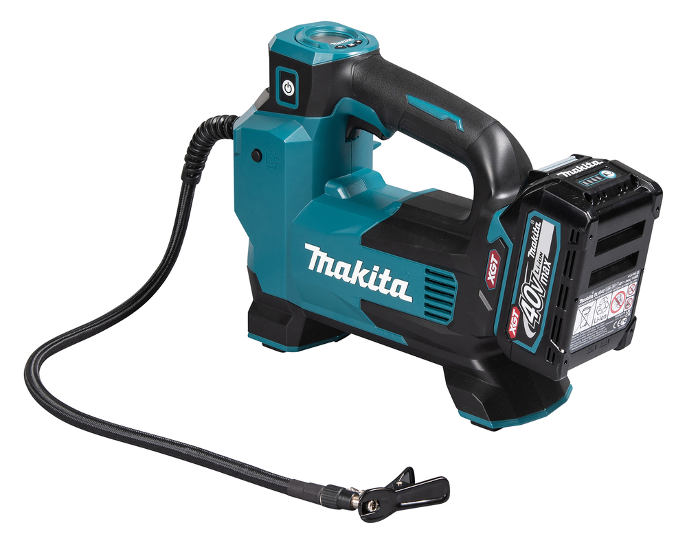 The Makita DHP487SF 18v Combi Drill includes a 3ah battery and charger in a teal and black design matching other Makita tools.