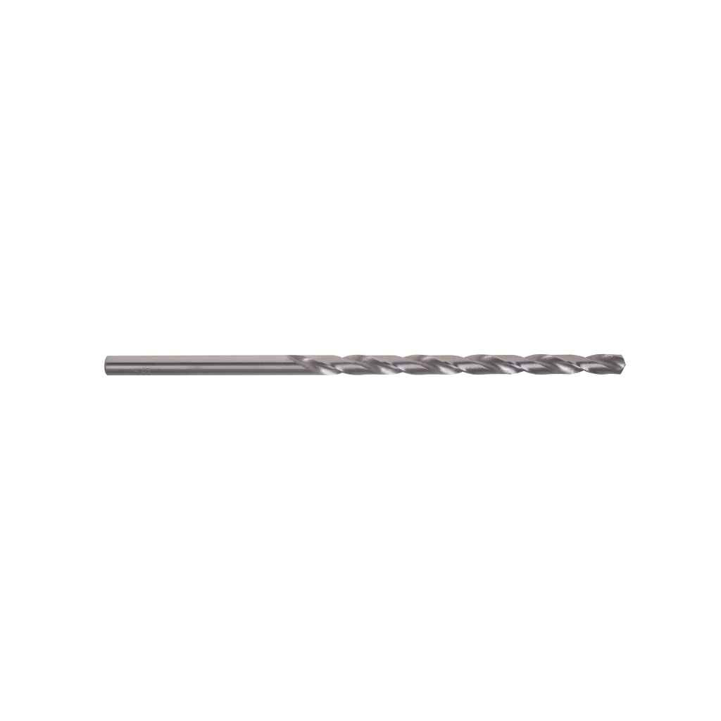A 6.5mm HSS long series drill (LHSS65010) with straight shank and spiral flutes on a white background.