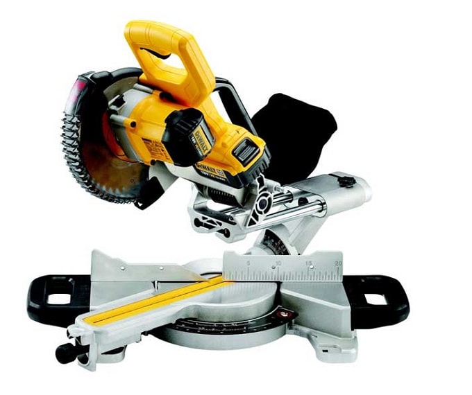 Dewalt DCS365M2 Cordless XPS Mitre Saw 18V 2 x 4.0Ah Li-Ion - AOne Tools